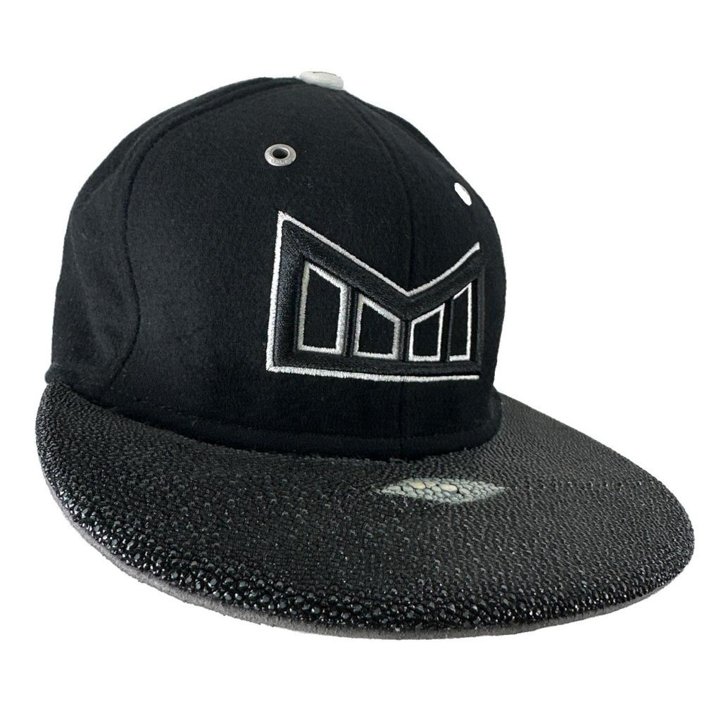 Melin The White Jewel Stingray Wool Cashmere SnapBack Hat Black Rare Grail